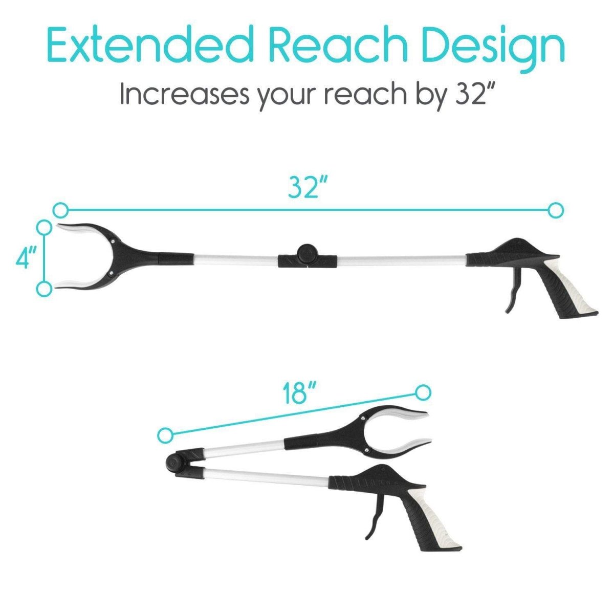 Foldable Reacher/ Grabber Tool