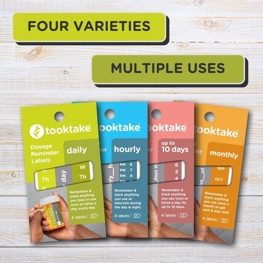 Tooktake | Medication Tracking Stickers